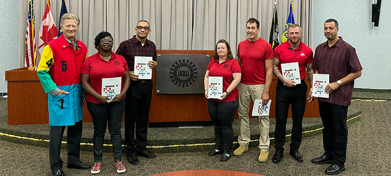 Basic MODAPTS® Class at UAW Region 1 in Warren, Michigan